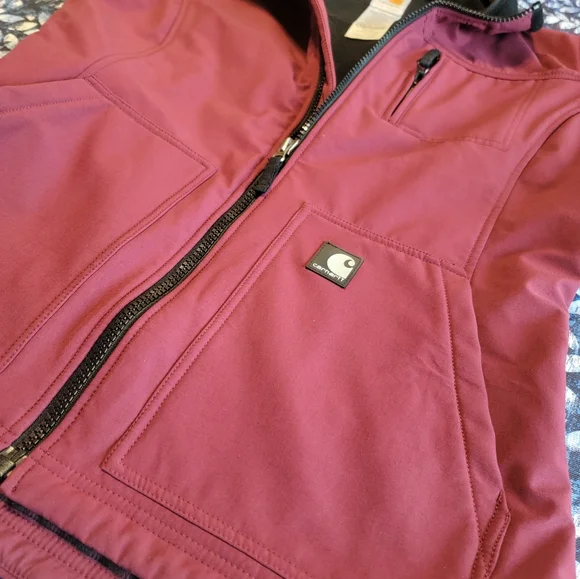 Womens XL Carharrtt Vest Burgundy - Picture 7 of 9